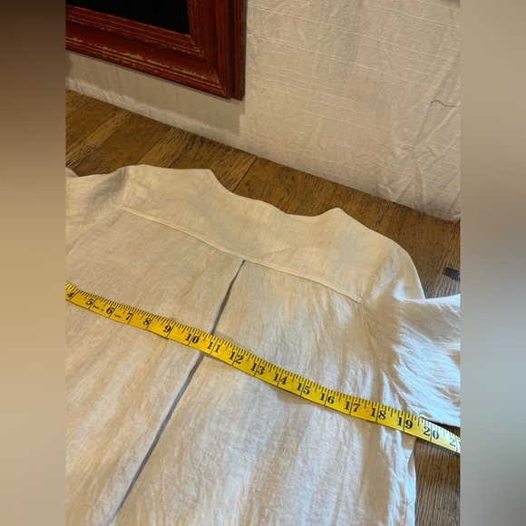 VIA SIGNORIA – Linen Cardigan (Made in Italy) Small - Picture 5 of 10